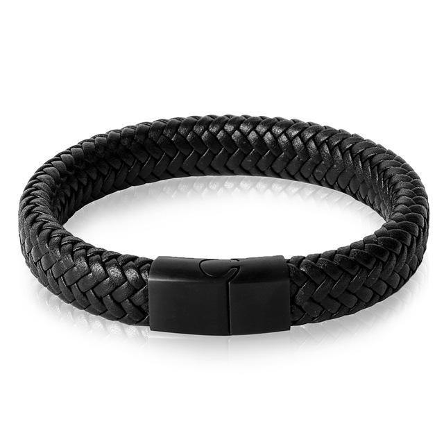 all black bracelet